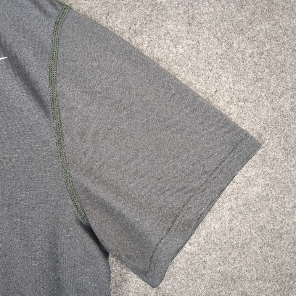 Nike Mens Dri-FIT Short Sleeve Training‎ Shirt Charcoal Gray Size M